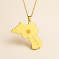 The Kurdistan Map Necklace