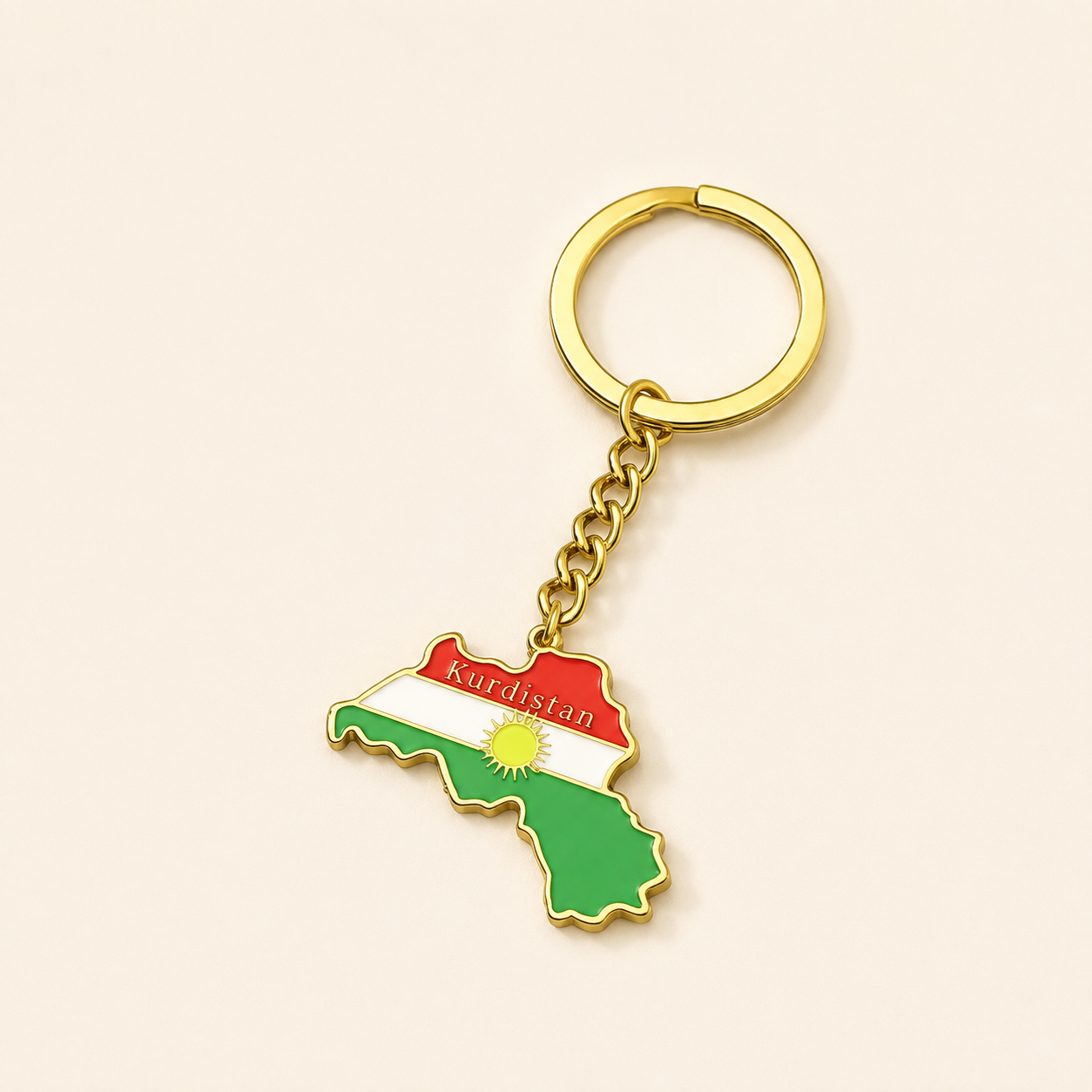 The Kurdistan Map Keyring
