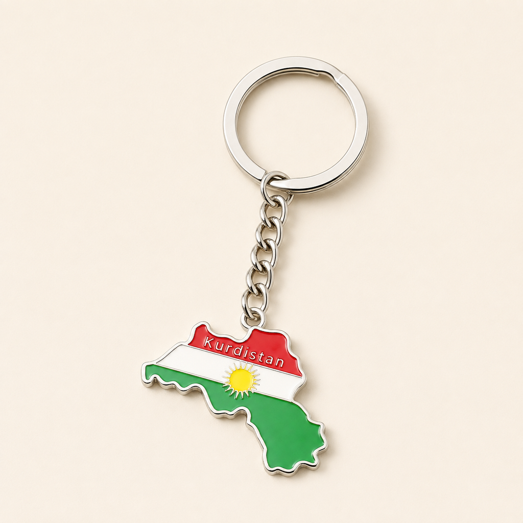 The Kurdistan Map Keyring