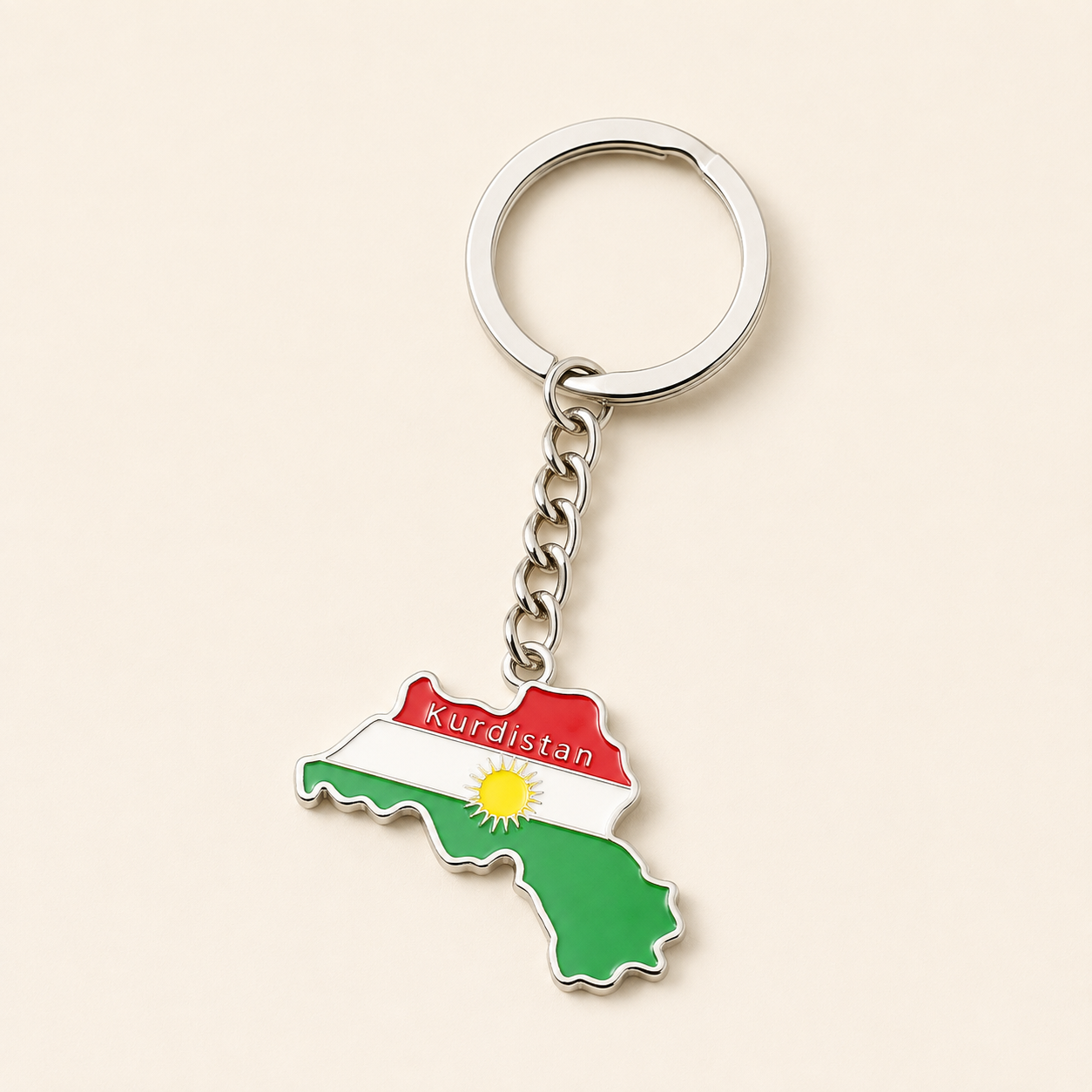 The Kurdistan Map Keyring