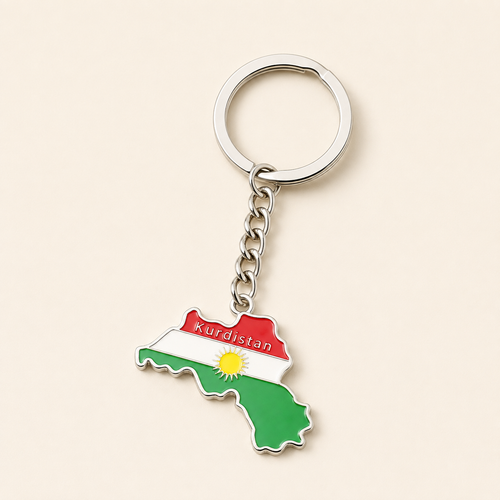 The Kurdistan Map Keyring