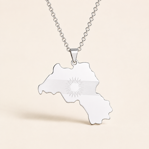 The Kurdistan Map Necklace