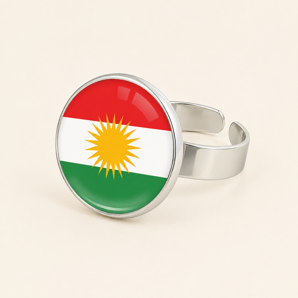 Kurdistan Flag Ring
